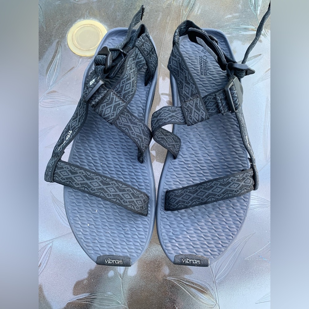 New Men’s Columbia Gray Titanium Helix Sandals size 14